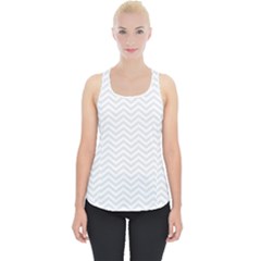 Light Chevron Piece Up Tank Top by jumpercat