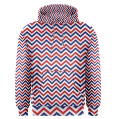 Navy Chevron Men s Pullover Hoodie by jumpercat