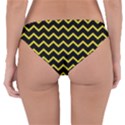 Yellow Chevron Reversible Hipster Bikini Bottoms View2