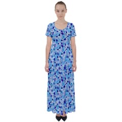 Gardenia Cold High Waist Short Sleeve Maxi Dress by jumpercat