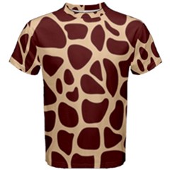 Animal Print Girraf Patterns Men s Cotton Tee by BangZart