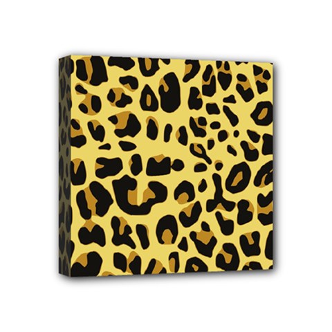 Animal Fur Skin Pattern Form Mini Canvas 4  X 4  by BangZart