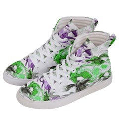 Horse Horses Animal World Green Women s Hi-top Skate Sneakers by BangZart