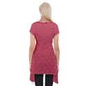 Strawberry Pattern Short Sleeve Side Drop Tunic View2