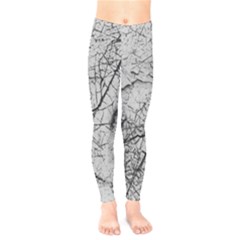 Abstract Background Texture Grey Kids  Legging by BangZart