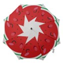 Watermelon Red Network Fruit Juicy Hook Handle Umbrellas (Medium) View1