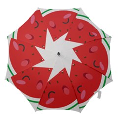 Watermelon Red Network Fruit Juicy Hook Handle Umbrellas (small) by BangZart