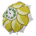 Lemon Fruit Green Yellow Citrus Hook Handle Umbrellas (Medium) View2