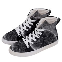 Space Universe Earth Rocket Men s Hi-top Skate Sneakers by BangZart