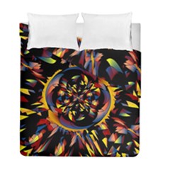 Spiky Abstract Duvet Cover Double Side (full/ Double Size) by linceazul