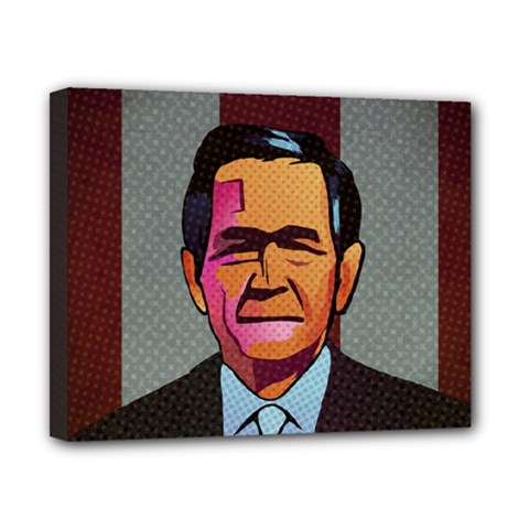 George W Bush Pop Art President Usa Canvas 10  X 8  by BangZart