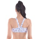 Star Curved Background Blue Plunge Bikini Top View2