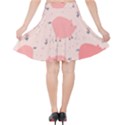 Pigs And Flowers Velvet High Waist Skirt View2