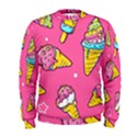 Summer Ice Creams Flavors Pattern Men s Sweatshirt View1