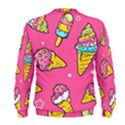 Summer Ice Creams Flavors Pattern Men s Sweatshirt View2