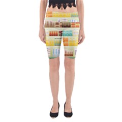 Supermarket Shelf Coffee Tea Grains Yoga Cropped Leggings by Celenk