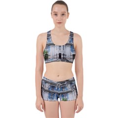 Squad Latvia Architecture Work It Out Sports Bra Set by Celenk