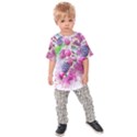 Blackberry Fruit Art Abstract Kids Raglan Tee View1