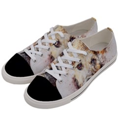 Dog Animal Pet Art Abstract Women s Low Top Canvas Sneakers by Celenk