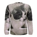 Cat Pet Art Abstract Vintage Men s Long Sleeve Tee View2