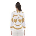 gold smiley face Hooded Wind Breaker (Women) View2