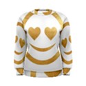 gold smiley face Women s Sweatshirt View1