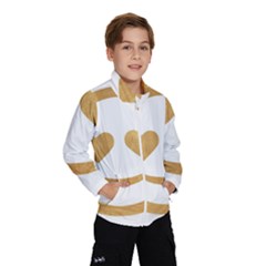 Gold Smiley Face Wind Breaker (kids) by NouveauDesign