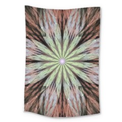 Fractal Floral Fantasy Flower Large Tapestry by Celenk