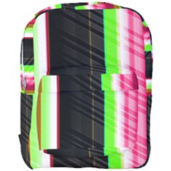 Abstract Background Pattern Textile Full Print Backpack by Celenk