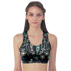 Modern Art Design Digital Sports Bra by Celenk