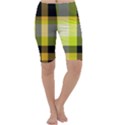 Tartan Abstract Background Pattern Textile 5 Cropped Leggings  View1