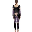 Dolly girl in purple Long Sleeve Catsuit View2