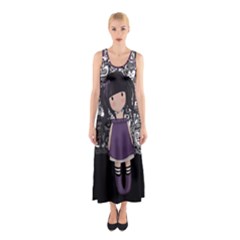 Dolly Girl In Purple Sleeveless Maxi Dress by Valentinaart