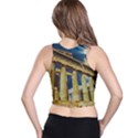 Athens Greece Ancient Architecture Racer Back Crop Top View2