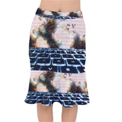 Ransomware Cyber Crime Security Mermaid Skirt by Celenk