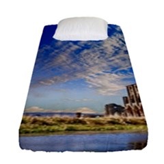 Ruin Church Ancient Architecture Fitted Sheet (single Size) by Celenk