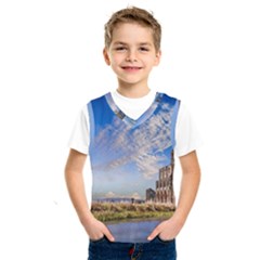 Ruin Church Ancient Architecture Kids  Sportswear by Celenk