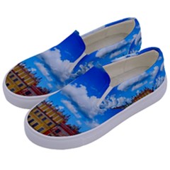 Buildings Architecture Architectural Kids  Canvas Slip Ons by Celenk