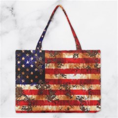 American Flag Usa Symbol National Medium Tote Bag by Celenk