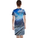 Nature Landscape Mountains Slope Short Sleeve Nightdress View2