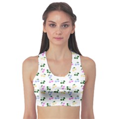 Green Cherries Sports Bra by snowwhitegirl