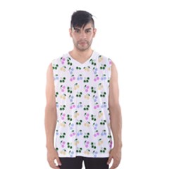 Green Cherries Men s Basketball Tank Top by snowwhitegirl