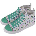 Green Cherries Women s Mid-Top Canvas Sneakers View2