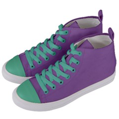 Another Purple Women s Mid-top Canvas Sneakers by snowwhitegirl