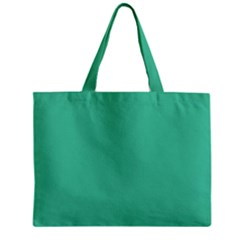 Seafoamy Green Zipper Mini Tote Bag by snowwhitegirl