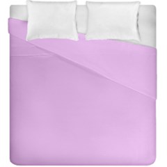 Baby Purple Duvet Cover Double Side (king Size) by snowwhitegirl