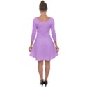 Baby Purple Quarter Sleeve Skater Dress View2