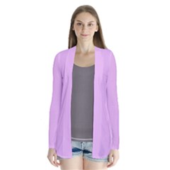 Baby Purple Drape Collar Cardigan by snowwhitegirl