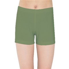 Earth Green Kids Sports Shorts by snowwhitegirl