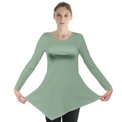 Mossy Green Long Sleeve Tunic  by snowwhitegirl